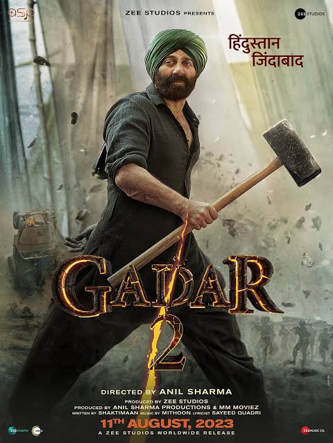 Gadar 2 Movie Budget Box office collection, Hit or Flop