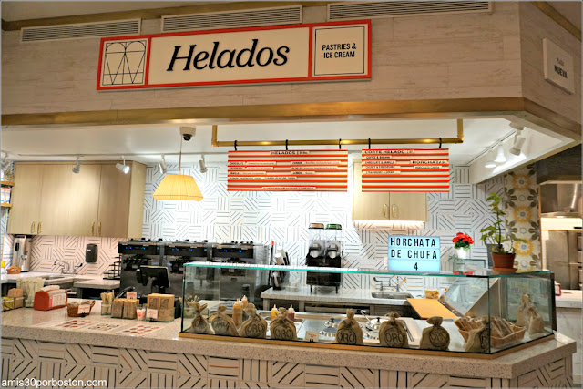 Puesto de Helados del Mercado Little Spain en Nueva York