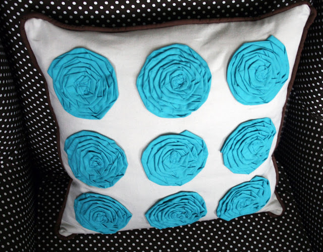 flower pillow DIY