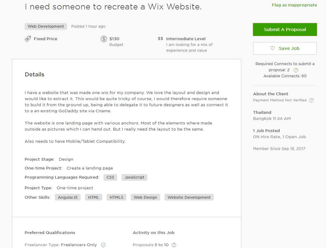 Upwork Cover Letter Sample for Web Developer - Upwork Help