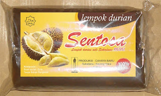 lempok durian kemasan mini 400 gr