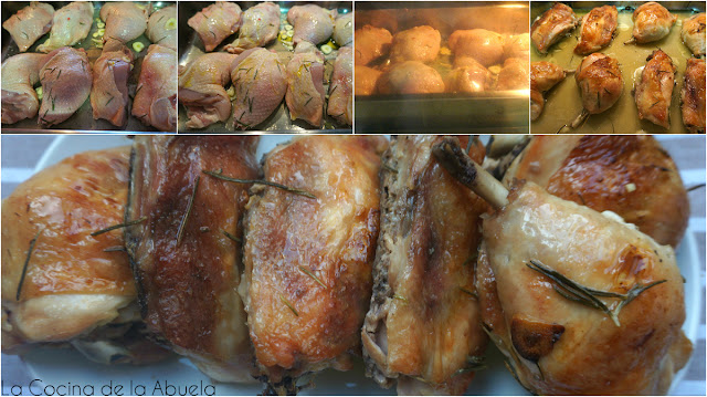 Pollo asado limón romero receta pasos horno