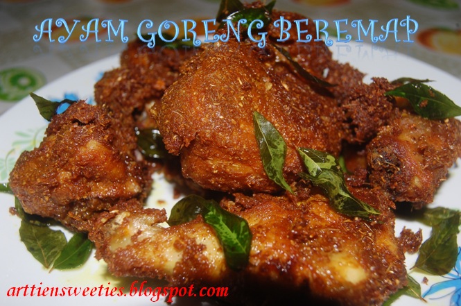 Resepi Ayam Goreng Kunyit Berempah - Sunter t