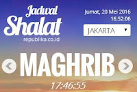 jadwal sholat