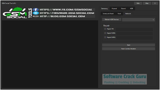 GSM SOCIAL TOOL V9.1 Latest Version Setup With Registration Download