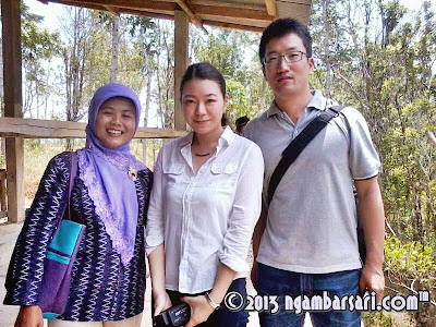 Foto Kunjungan Sorgum bersama Fitri, Akiko, Tanaka