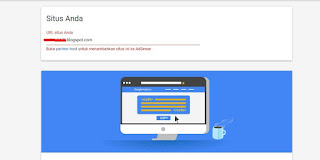 Cara Add Site Blogspot di Google Adsense
