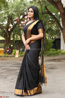 Poorna in Cute Backless Choli Saree Stunning Beauty at Avantika Movie platinum Disc Function ~  Exclusive 139.JPG