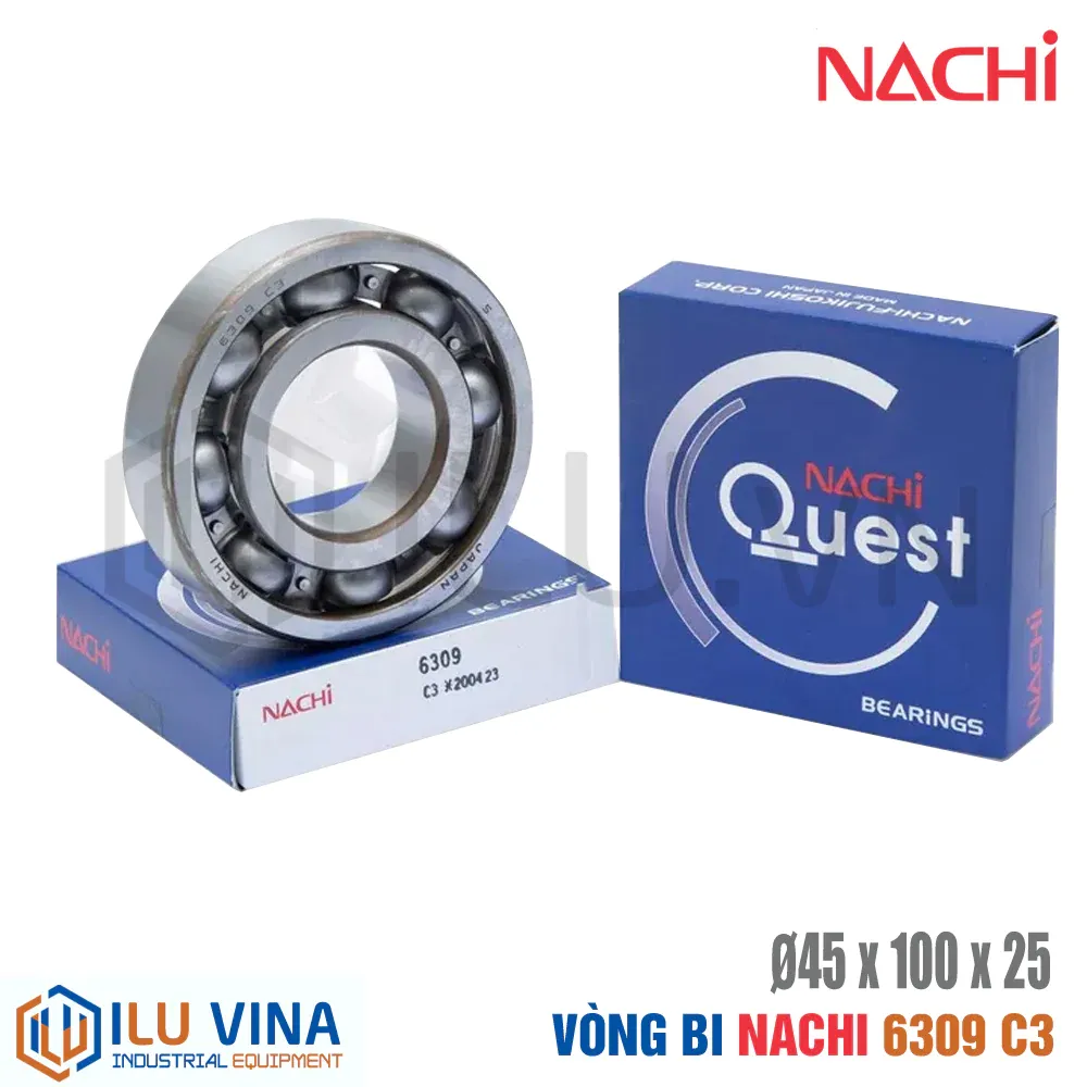 6309-2NSE9CM - VÒNG BI, BẠC ĐẠN, BEARING  NACHI 6309-2NSE9CM 1