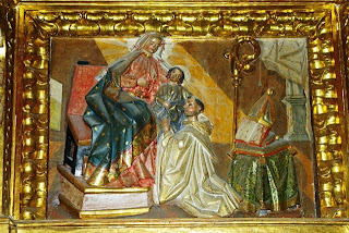 monasterio de Corias, retablo mayor, detalle