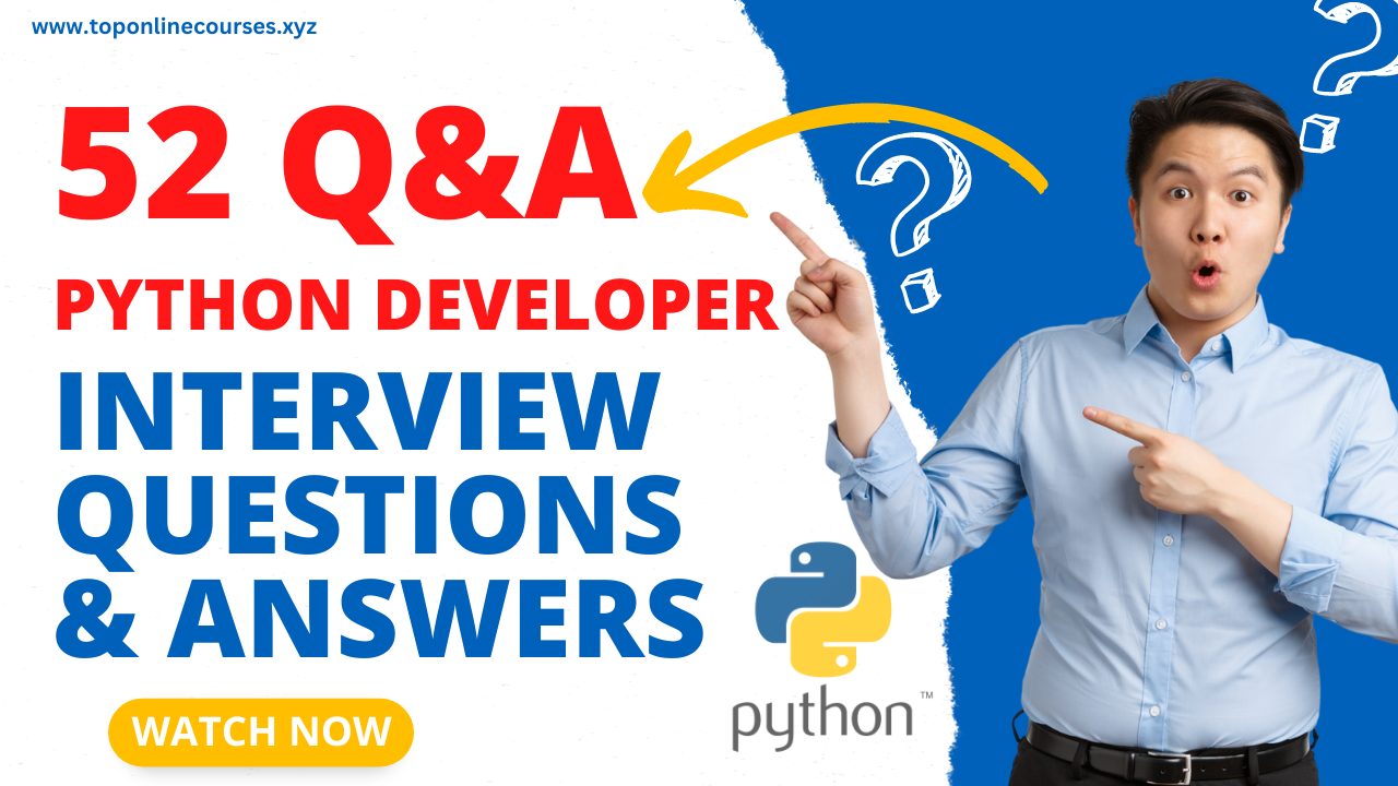 52 Python Developer Interview Questions Answers [Hindi+English]