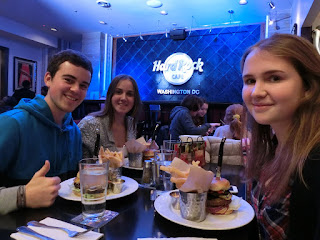 Abschlussessen im Hardrock Cafe Washington
