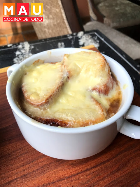 mau cocina de todo sopa de cebolla francesa receta caldo de res pollo con queso