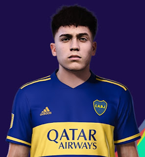 PES 2021 Faces Exequiel Zeballos by Diego