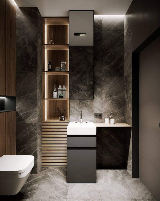 Dark Italian Bathroom Designs