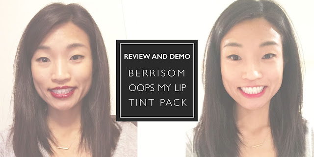 Jen Lee reviews and demos peel-off semi-permanent lip color from Memebox. The product is Berrisom Oops My Lip Tint Pack.