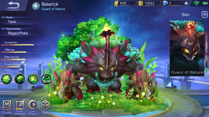 Guide Build (Gear,Emblem,Skill,Spell) Belerick Terkuat di Mobile Legends