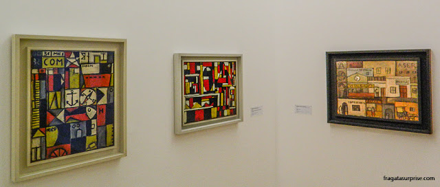 Obras de Joaquín Torres-García no Centro Georges Pompidou, em Paris