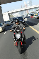 Ajith riding Ducati Still