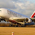 Emirates Airbus A380-800 Sunset Takeoff Aircraft Wallpaper 4021