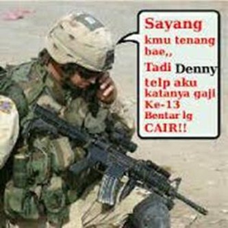 Dp BBM TNI Romantis Lucu Bikin Ketawa Ne Hand 