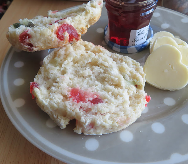 Cherry & Vanilla Scones