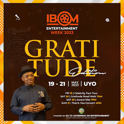 AKWA IBOM STATE SET TO ROLL OUT THE DRUMS FOR IBOM ENTERTAINMENT WEEK (SEASON 3)