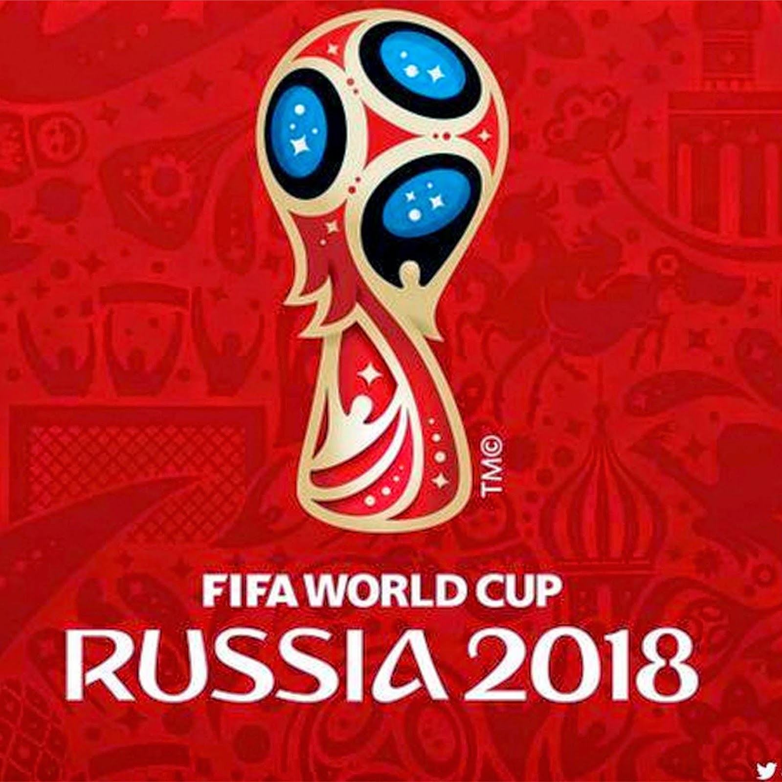 Logo FIFA World Cup Rusia 2018  SangDes Stock