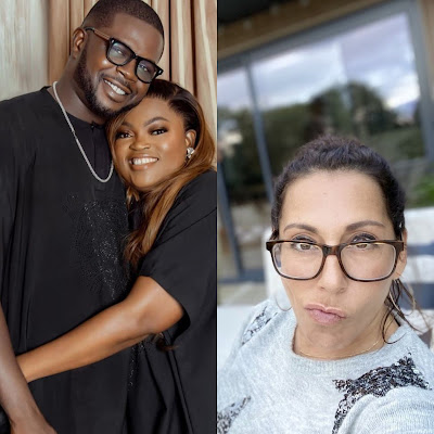 Funke Akindele and JJC skills and his baby mama