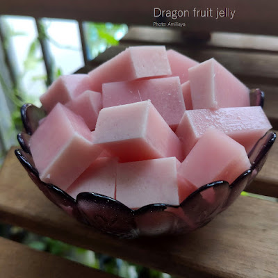 Dragon fruit jelly