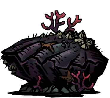 Ostra gigante, un objeto interactivo de Darkest Dungeon