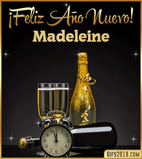 Feliz año nuevo madeleine