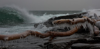 another cold spring day on the North Shore, Chris Baer, Minnesota Lake superior surf