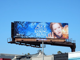 Alice Through the Looking Glass movie billboard