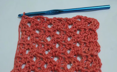 Make Crochet V Stitch 4