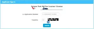 Driving License Online Apply