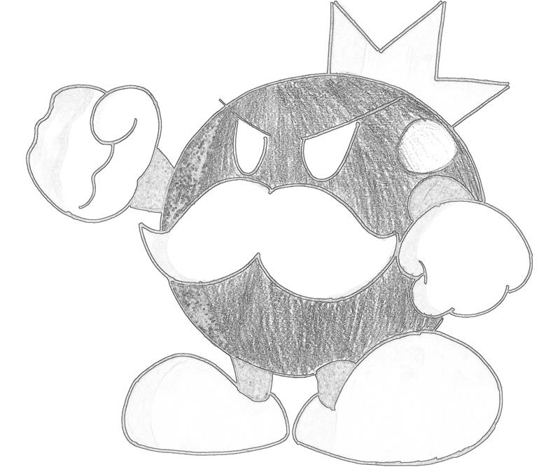 Download Mario King Bomb Coloring Pages Coloring Pages