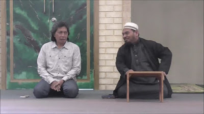 foto diskusi islam cak nun dan mbak novia istri maiyah di perth australia