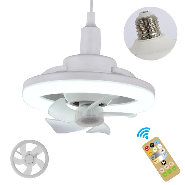 LED Fan Light 360° Rotation