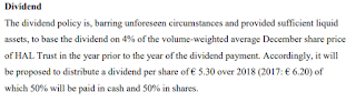 AAndeel hal dividend 2018