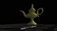 Aladdin Lamp 3D Free Model Image
