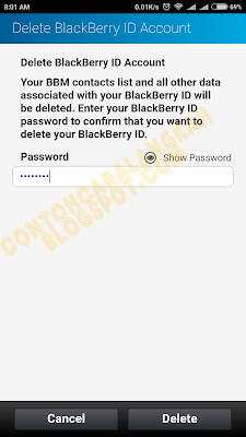 Cara Menghapus Akun BBM ID Secara Permanen di Android