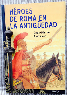 Portada del libro Héroes de Roma en la antigüedad, de Jean-Pierre Andrevon