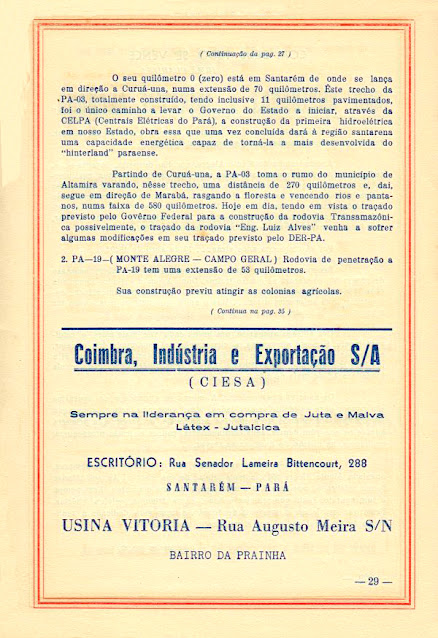 PROGRAMA DA FESTA DE NOSSA SENHORA DA CONCEIÇÃO - 1970 - PAG 29