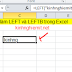 Cách sử dụng hàm Left trong excel