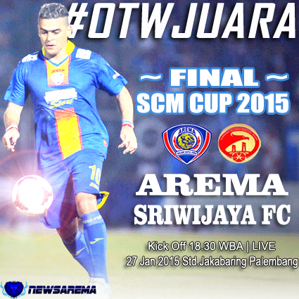 Sriwijaya FC vs Arema Cronus Final SCM Cup 2015