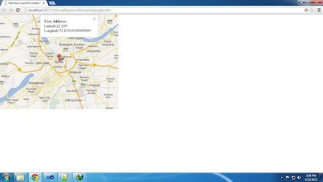 How To Show User Current Location on Google Map using Geo Location API in Website HTML,c# Asp.net