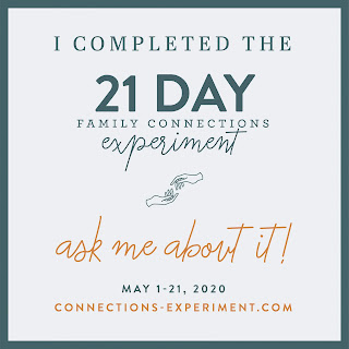 21 Day Family Connections Experiment badge