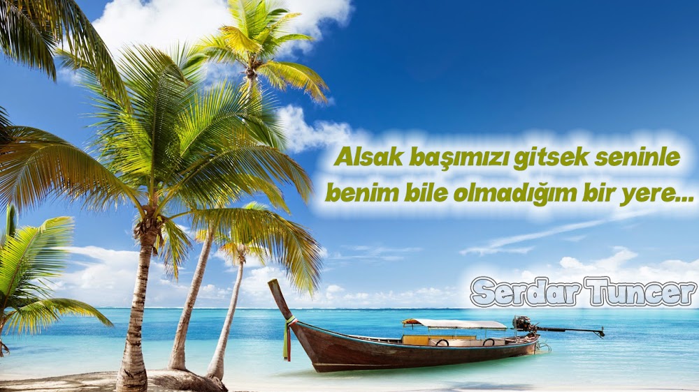 Alsak başımızı gitsek seninle benim bile olmadığım bir yere. . .