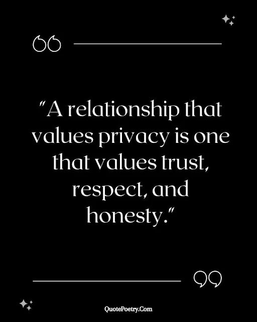 Quotes About Privacy In A Relationship